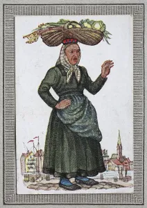 Traditional costumes in Germany in the 19th century
