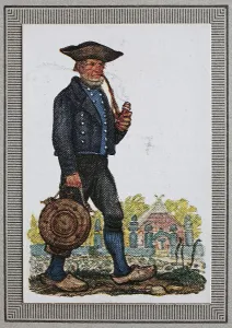 Traditional costumes in Germany in the 19th century