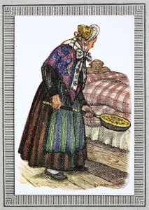 Traditional costumes in Germany in the 19th century