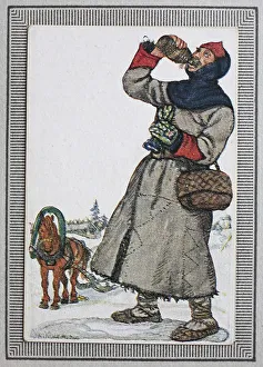 Traditional costumes in Germany in the 19th century
