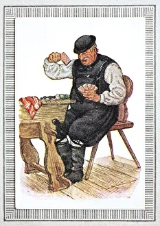 Traditional costumes in Germany in the 19th century