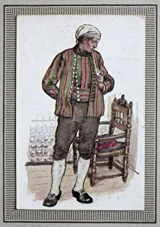 Traditional costumes in Germany in the 19th century