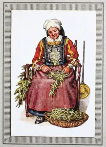 Traditional costumes in Germany in the 19th century