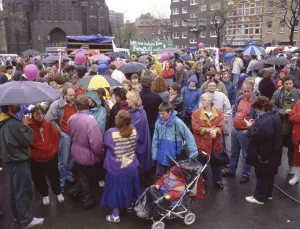 The traditional Easter march, here the OM Ruhr on 14