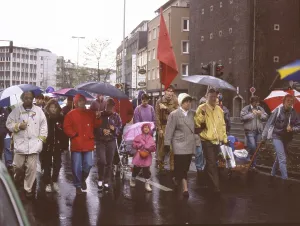 The traditional Easter march, here the OM Ruhr on 14