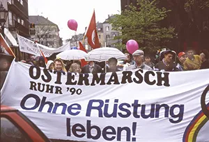 The traditional Easter march, here the OM Ruhr on 14