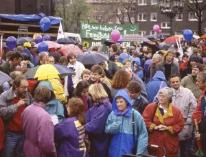 The traditional Easter march, here the OM Ruhr on 14