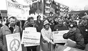 The traditional Easter March Ruhr 1982