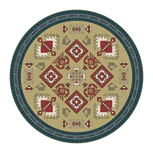 Traditional Georgian round decorative element