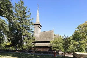 Traditional Maramures wooden church from Dragomiresti