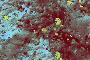 Traditional Ottoman Turkish abstract marbling art patterns as background