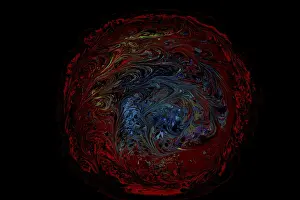 Traditional Ottoman Turkish abstract marbling art patterns as background