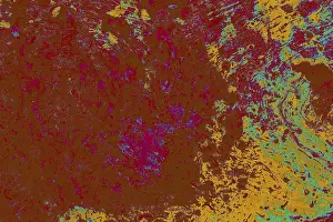 Traditional Ottoman Turkish abstract marbling art patterns as background