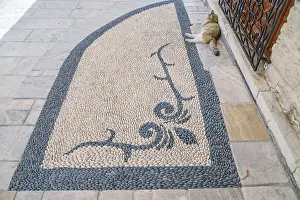 Traditional pebble mosaic, Gialos