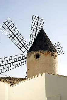 Traditional windmill in the Santa Catalina neighbourhood