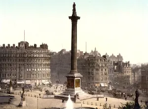 Trafalgar Square, London, ca 1895