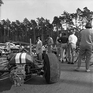 The training of the racing drivers at the Hockenheimring