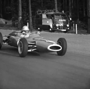 The training of the racing drivers at the Hockenheimring