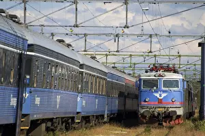 Trains in the station, Storlien, Sweden