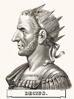 Trajan Decius, ca. 201-251, roemischer Kaiser