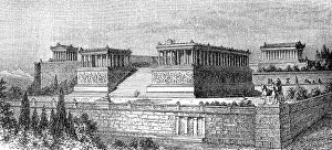 Trajan Temple in the ancient city of Pergamon