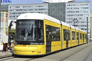 Tramway, Alexanderplatz, Mitte, Berlin, Germany