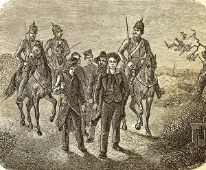 Transport of captured insurgents of the Baden Revolution