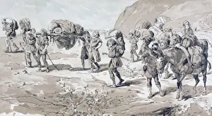 Transport methods, circa 11th century