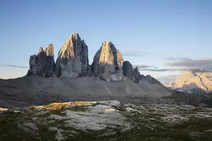 Tre Cime at sunrise, Italian Dolomites