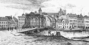 Tree bridge over the Oder, Szczecin