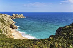 Treen cliffs and Pedn Vounder beach