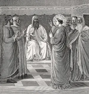The trial of Saint Stephen, San Lorenzo fuori le mura