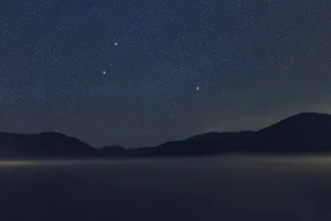 Triangulum star constellation, Night sky