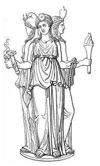 Trimorphic Hecate, Capitoline, Rome
