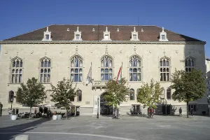 Trinity building in the Castle area of Budapest