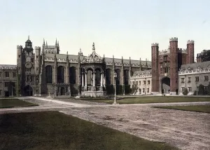 The Trinity College at Cambridge in England