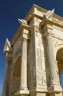 Triumph arch of Septimus Severus Leptis Magna