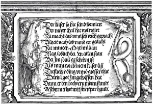 The triumphal arch for Emperor Maximilian