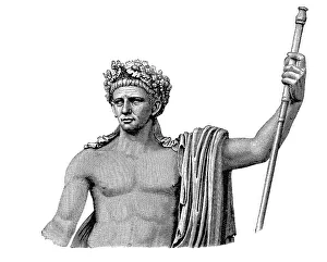 The Triumphal Statue of Claudius in the Vatican Museum in Rome