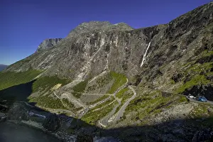 Trollstigen near Andalsnes, serpentines
