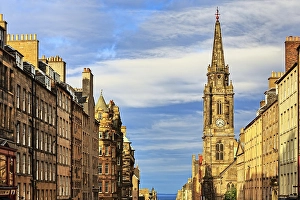 Tron Kirk church tower, Royal Mile
