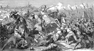 Troops of Pope Julius II besieging Bologna, 1506