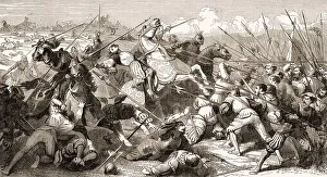 Troops of Pope Julius II besieging Bologna, 1506