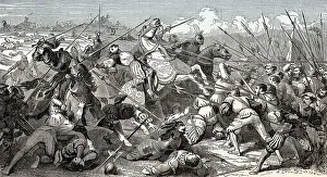 Troops of Pope Julius II besieging Bologna, 1506