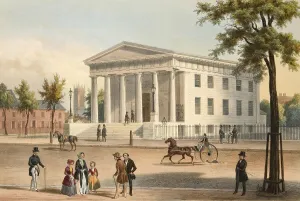 Troy Courthouse in 1850, Alabama