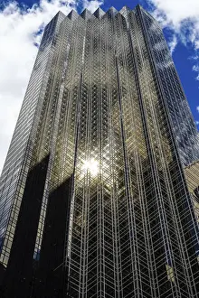 Trump Tower and blue sky (New York)