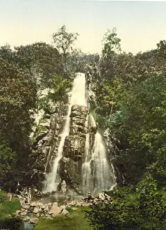 The Trusenfall near Bad Liebenstein in Thuringia