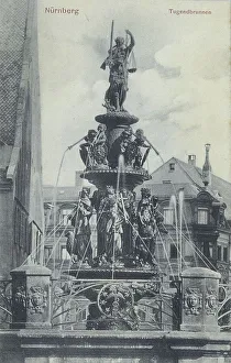 Tugendbrunnen in Nuremberg, Middle Franconia