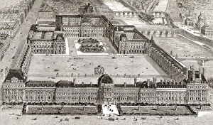The Tuileries Palace, Tuileries Garden and the Louvre Palace