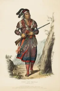 Tuko Lake Mathla. A Seminole Chief (1843)